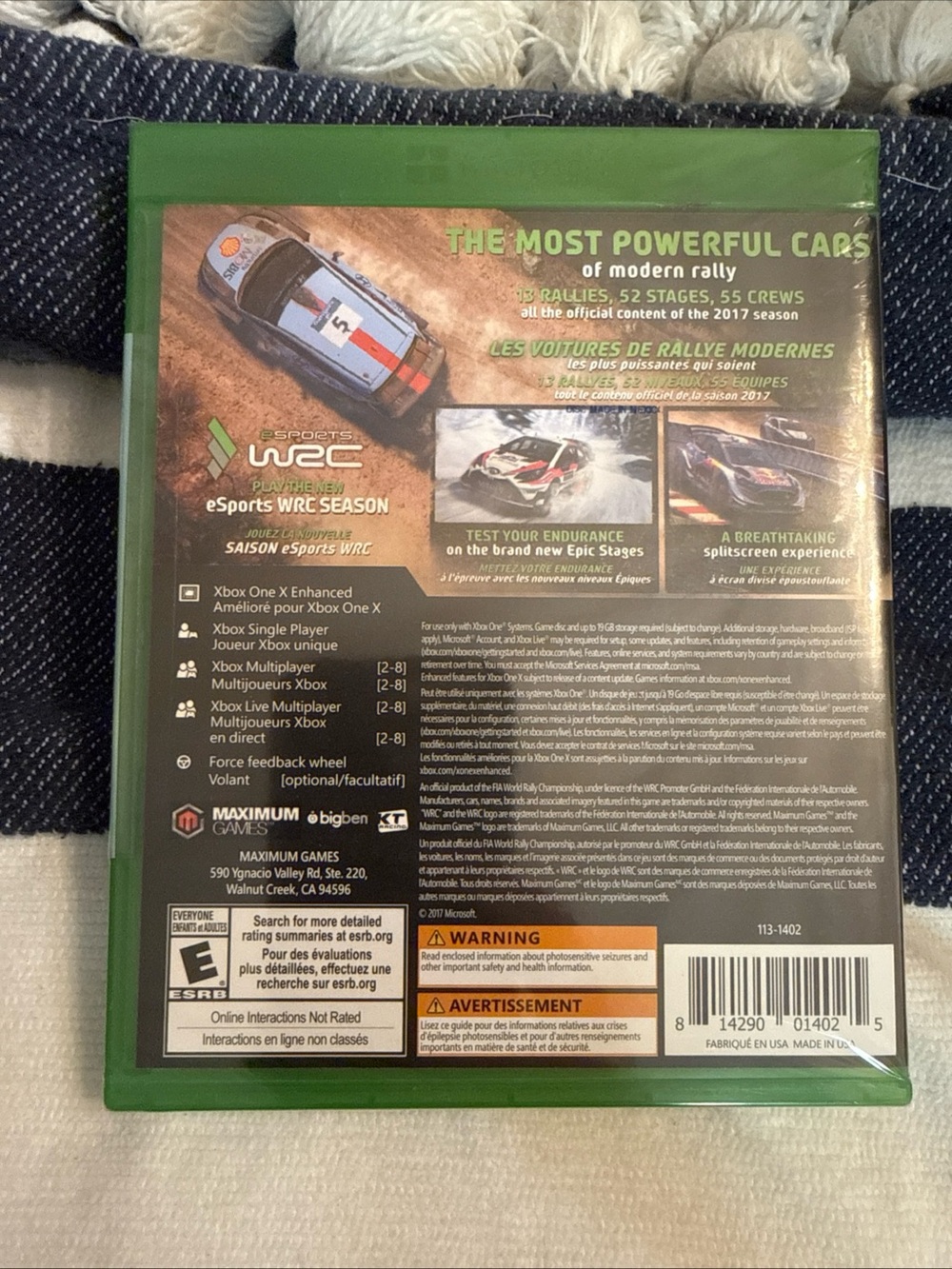 WRC 7 Racing Game - Blue - Picture 3 of 5